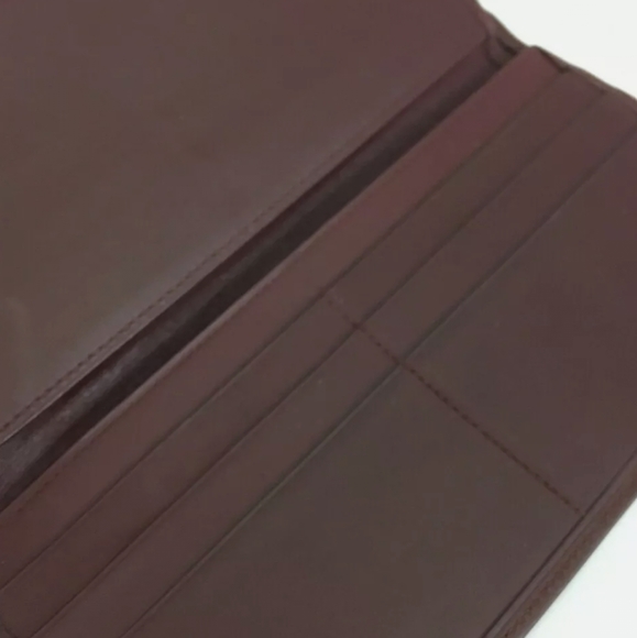 MUST DE CARTIER LEARTHER BIFOLD LONG WALLET/M2682 - Picture 5 of 8